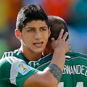 Alan Pulido under VM i Brasilien.