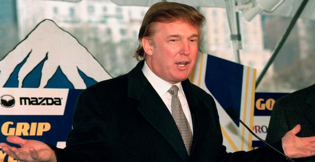 Donald Trump i slutet av 90-talet ED BAILEY / TT NYHETSBYRÅN