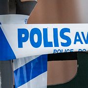 Polisavspärrningsband.
