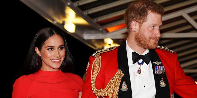 Meghan och Harry.  Simon Dawson / TT NYHETSBYRÅN
