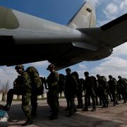 Arkivbild på tjeckiska soldater som deltar i en Natoövning i Pardubice, Tjeckien.