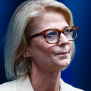 Finansminister Elisabeth Svantesson (M) och Svenskt Näringslivs ordförande Jacob Wallenberg. Arkivbilder.