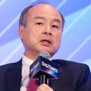 Arkivbilder. Softbanks vd Masayoshi Son.