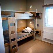 Ett tvåbäddsrum på Kumla-anstalten. 