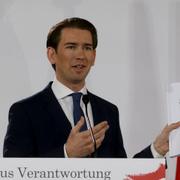 Österrikes förbundskansler Sebastian Kurz. 