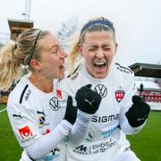 Rosengårds Mia Persson och Olivia Schough