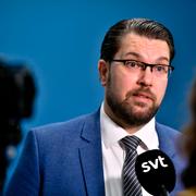 Sverigedemokraternas partiledare Jimmie Åkesson (SD).