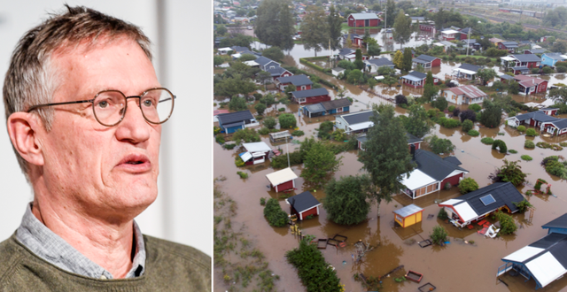 Anders Tegnell/Översvämningar i Gävle TT