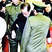 TV-bilder av hur Jang Song-Thaek grips