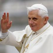 Påven Benedictus XVI fotad 2008. Arkivbild