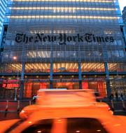 New York Times huvudkontor. Mark Lennihan / AP