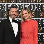 Jimmy Kimmel tillsammans med Molly McNearney, arkivbild. 