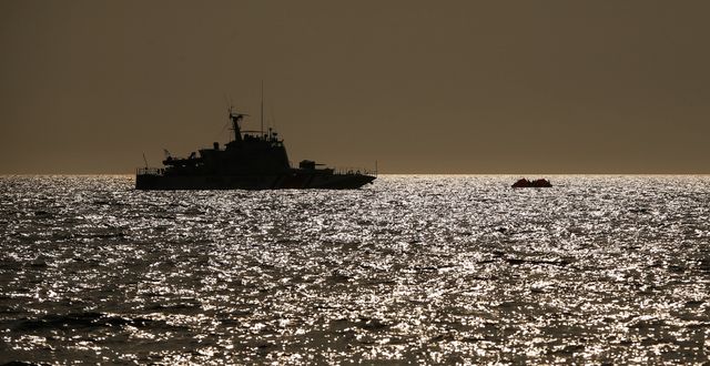 Grekisk kustbevakning, arkivbild. Emrah Gurel / AP