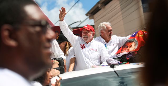 Lula da Silva under valrörelsen Raphael Muller / AP
