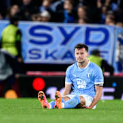 Colin Rösler under matchen. 