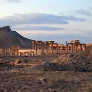 Bild från Palmyra som nyhetsbyrån Aamaq publicerade i december.