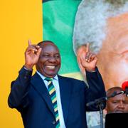 Cyril Ramaphosa, ordförande i ANC.