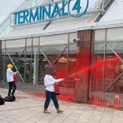 Färgattacken vid Arlanda.