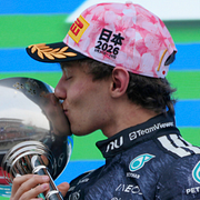 Kimi Antonelli vann i Japan.