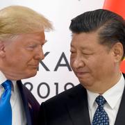 Trump och Xi. Arkivbild.