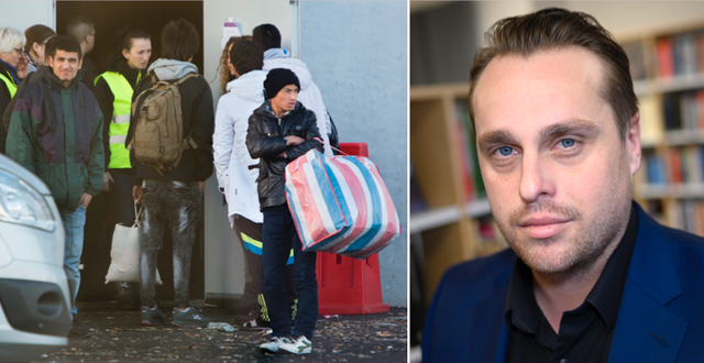 Flyktingar i Malmö 2015 / Christian Sonesson TT