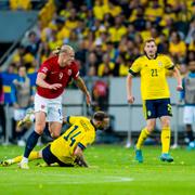  Erling Braut Haaland och Alexander Milosevic.