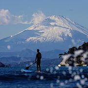 Bild från Kamakura utanför Tokyo, januari 2025.