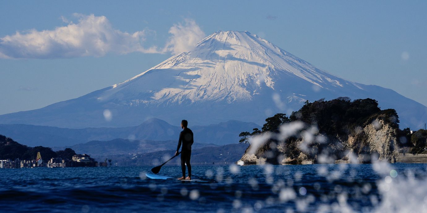Bild från Kamakura utanför Tokyo, januari 2025.