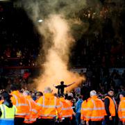 Lutonspelarena firar med sina fans