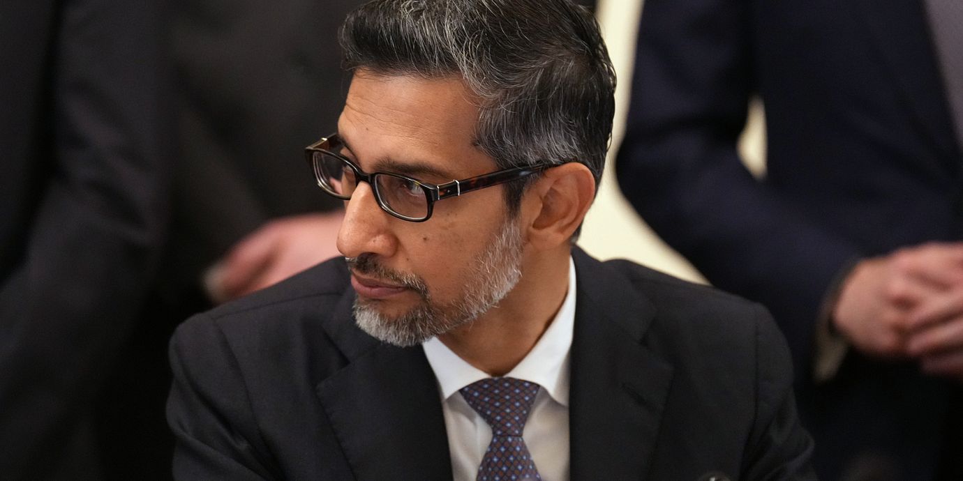 Googles vd Sundar Pichai.