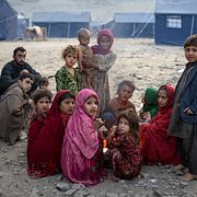 Afghanska flyktingar i Pakistan, arkivbild från 2023.