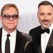 Elton John och David Furnish. November 2016.