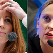 Annie Lööf/Lisa Bjurwald. 