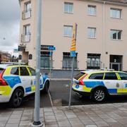 Bild från lördagens polisinsats.