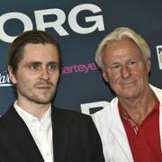 Sverrir Gudnason och Björn Borg kommer till galapremären för filmen "Borg". 