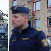 Efter explosionen i Tynnered/Christian Nylén på plats efter explosionen i Mölndal.
