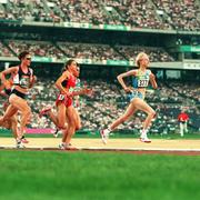 Sara Wedlund springer OS-final i Atlanta 1996.