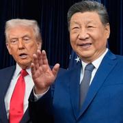 Trump och Xi i Korea förra veckan.
