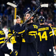 Adrian Kempe gjorde ett av kvällens mål. 