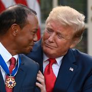 Tiger Woods och Donald Trump. 