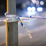 Området spärrades av under insatsen. Genrebild.