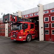 Brandbil. 
