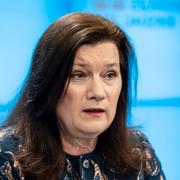 Utrikesminister Ann Linde (S) och Turkiets president Recep Tayyip Erdogan