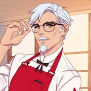 KFC:s maskot Colonel Sanders som dejtbar hunk i spelet ”I love you Colonel Sanders”.