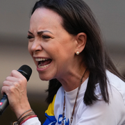 Förra årets fackeltåg i Oslo/María Corina Machado.