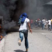 Demonstration på Haiti.