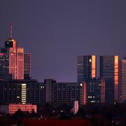 Arkiv, skyline Frankfurt.