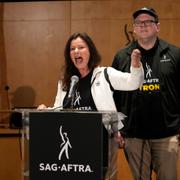 SAG-AFTRA:s ordförande Fran Drescher.