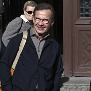 Ulf Kristersson (M) och Tobias Baudin (S).