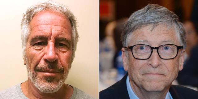 Jeffrey Epstein/Bill Gates.  AP